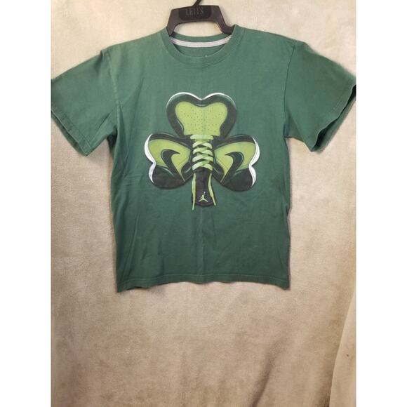 Nike Air Jordan 1. RARE‎ Green Clover T Shirt Mens Medium - Picture 1 of 4